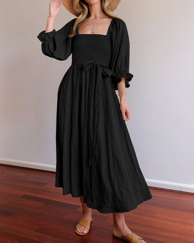 SELINA™ | Wrap maxi dress