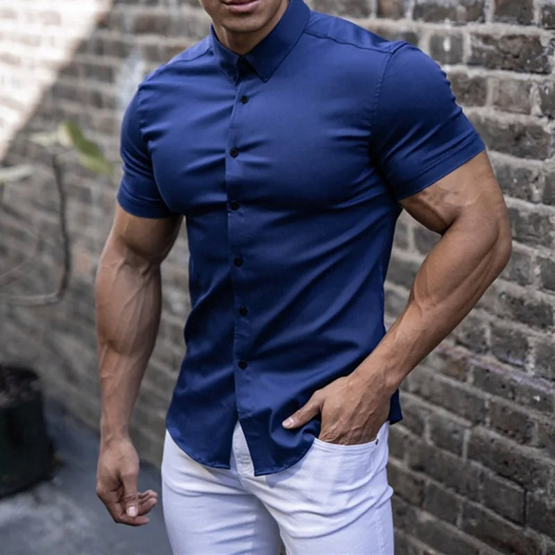 MARCO™ | Muscle fit summer shirt