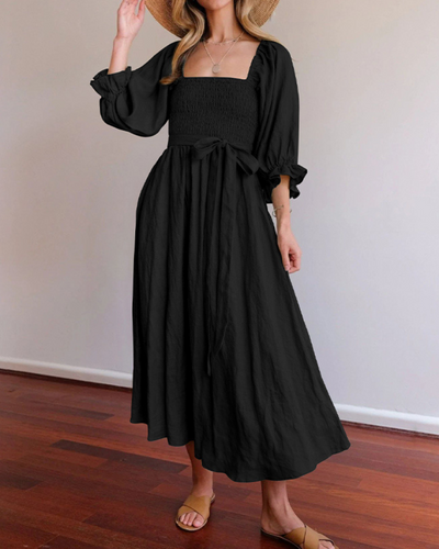 SELINA™ | Wrap maxi dress