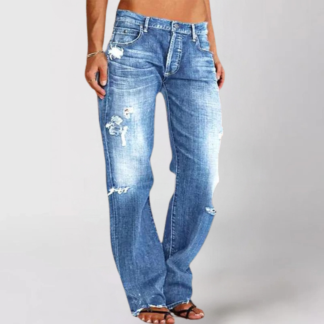 VANESSA™ | Loose Wide-Leg Denim Jeans