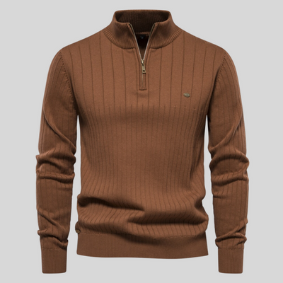 HYE™ | Muscle Fit Casual Ribbed Sweater