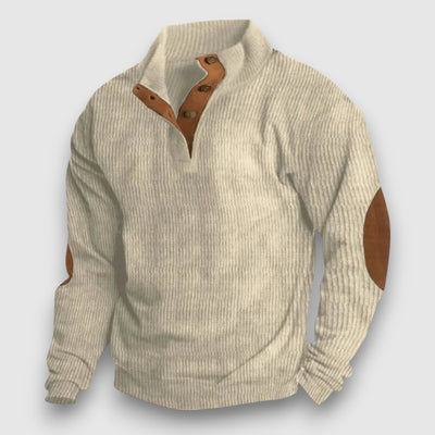 Noah - Ribbed Sweater with Buttons