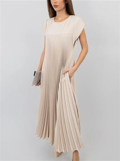 ELEA™ | Loose pleated dress