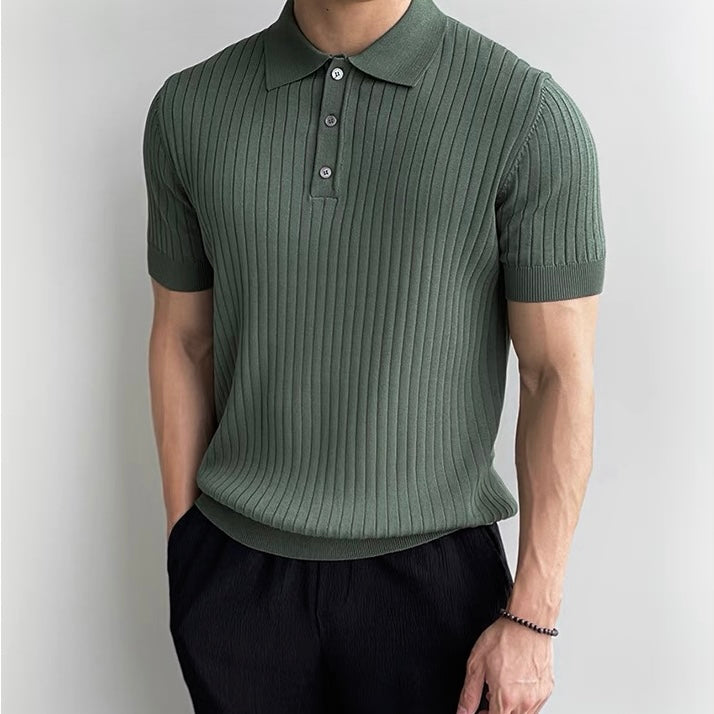 PIERLUIGI™ | Knitted polo shirt