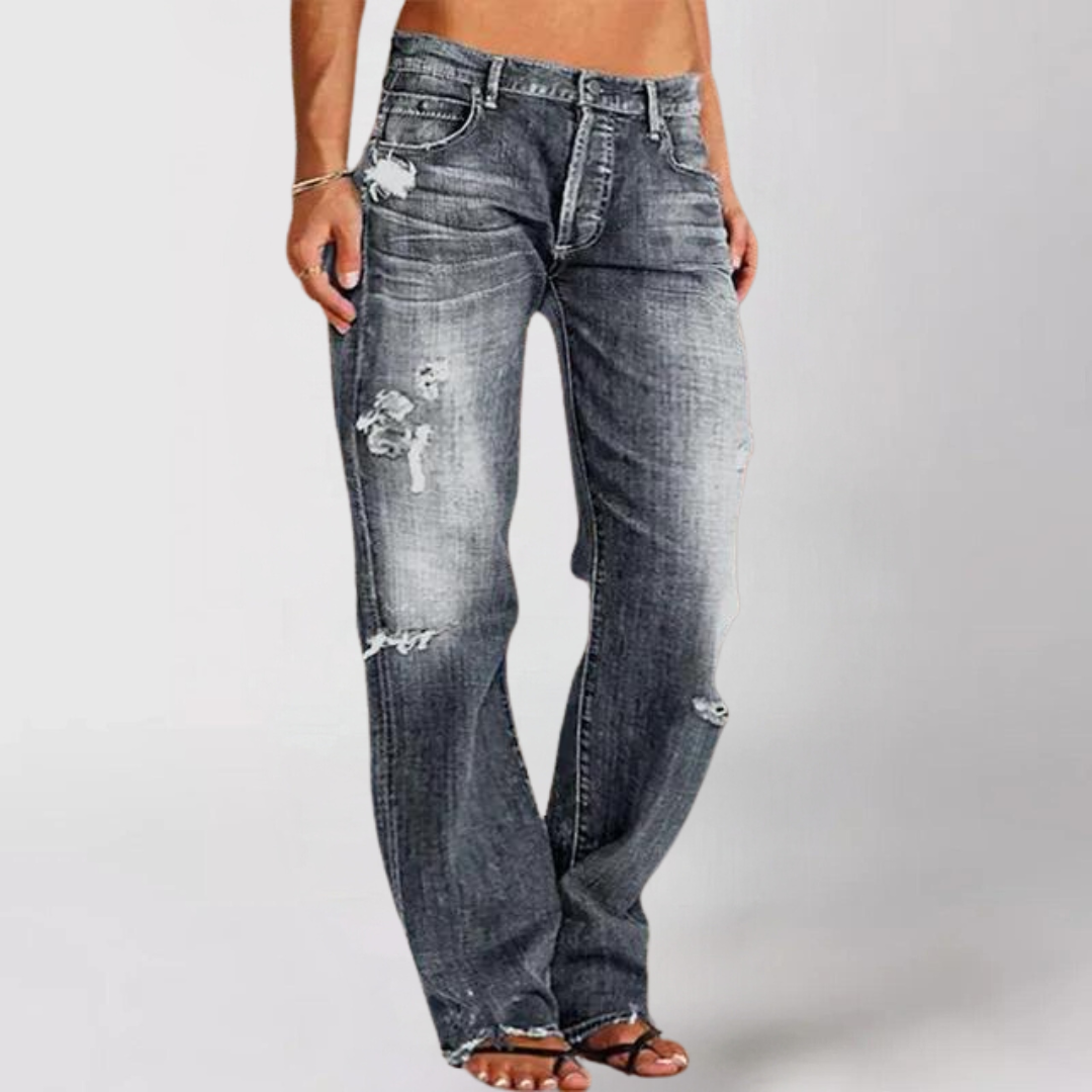 VANESSA™ | Loose Wide-Leg Denim Jeans