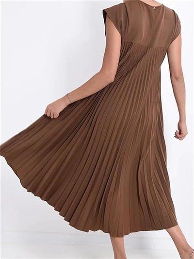 ELEA™ | Loose pleated dress