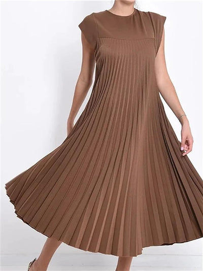 ELEA™ | Loose pleated dress