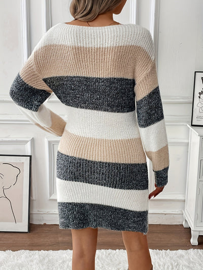 AMELIE™ | Striped Knit Dress