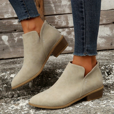 ELINE™ | Modern Slip-On Ankle Boots