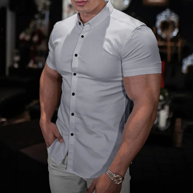 MARCO™ | Muscle fit summer shirt