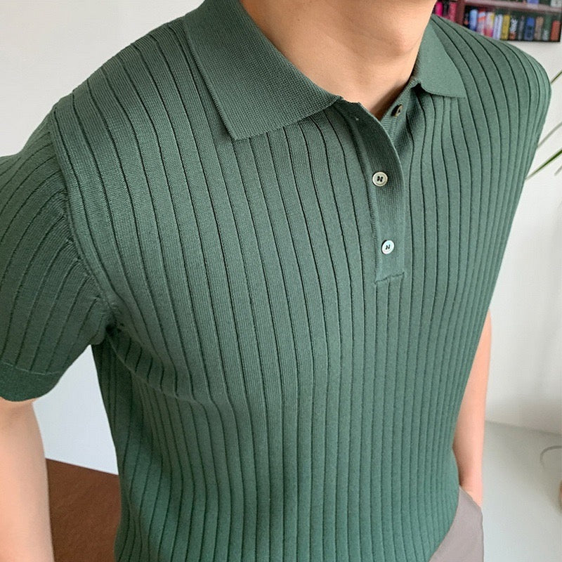 PIERLUIGI™ | Knitted polo shirt