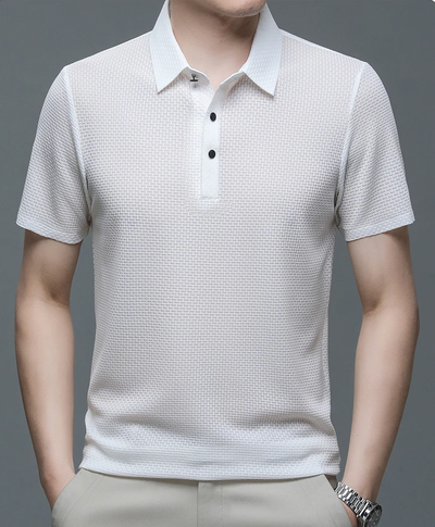 FLORIS™ | Mesh polo shirt