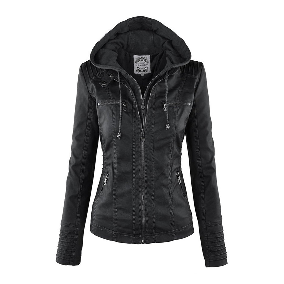 ABBIE™ | Vegan women's leather jacket