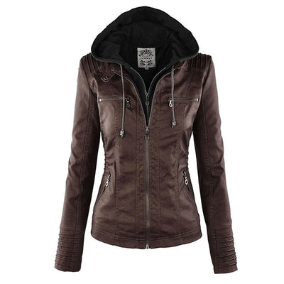 ABBIE™ | Vegan women's leather jacket