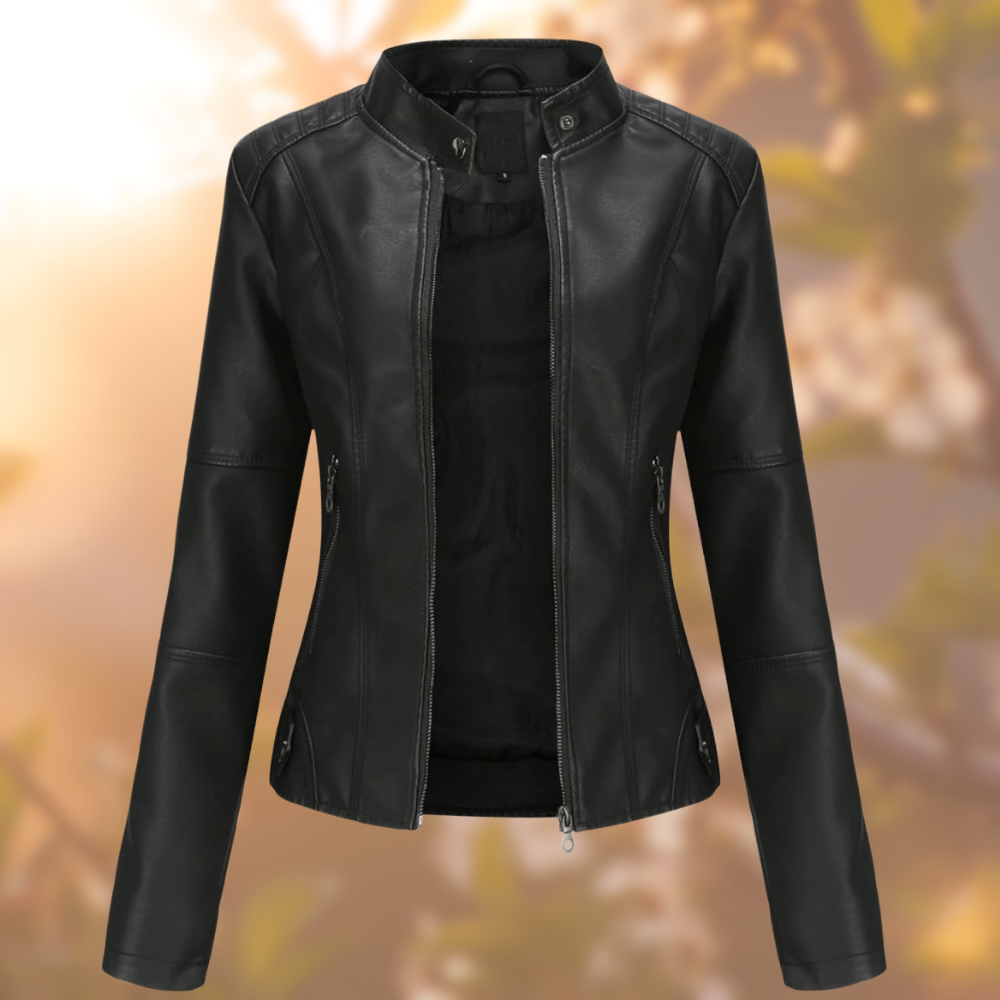 SERENA™ | Stylish Women's Leather Jacket