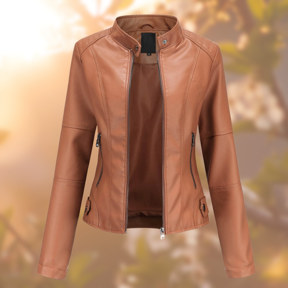 SERENA™ | Stylish Women's Leather Jacket