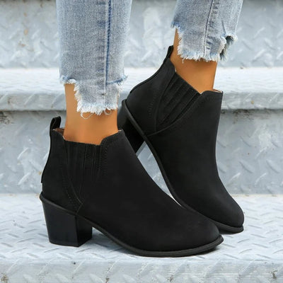 MONARA™ | Elegant Heeled Ankle Boots