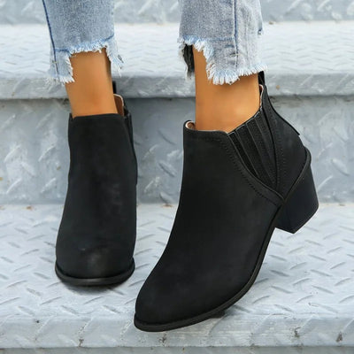 MONARA™ | Elegant Heeled Ankle Boots