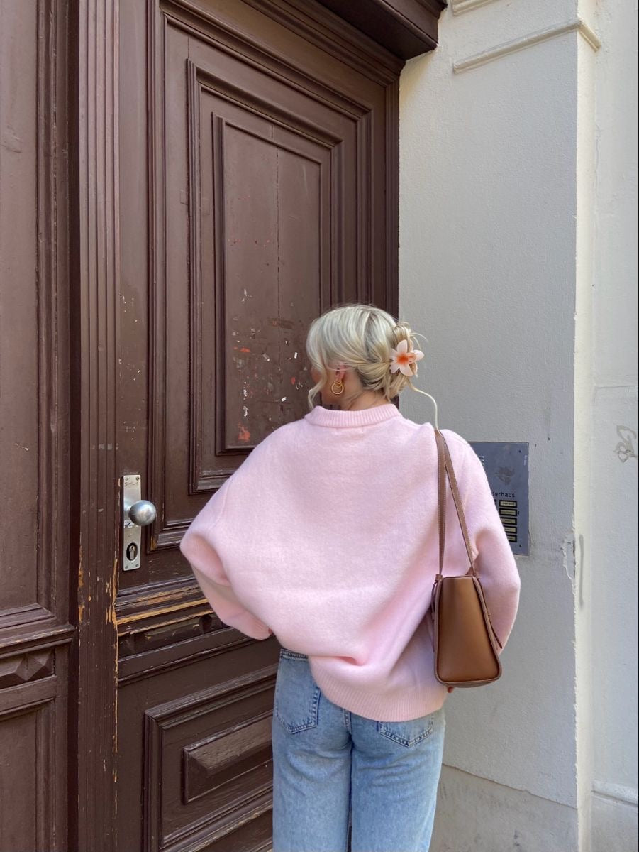 ALONA™ | Oversized Pink sweater