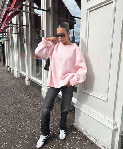 ALONA™ | Oversized Pink sweater