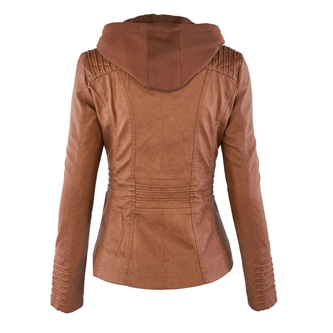 ABBIE™ | Vegan women's leather jacket