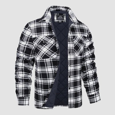 ENNIO™ | Quilted check jacket