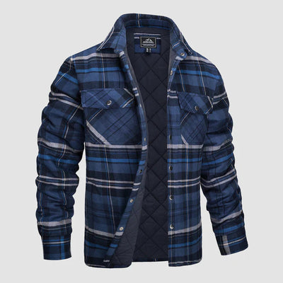 ENNIO™ | Quilted check jacket