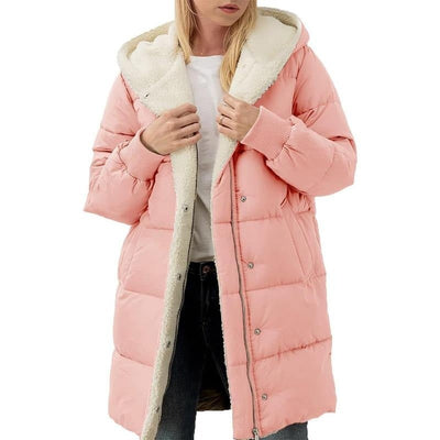 VALORA™ | Plush-Lined Hooded Coat