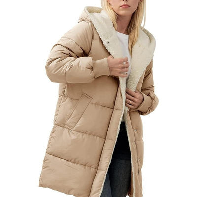 VALORA™ | Plush-Lined Hooded Coat