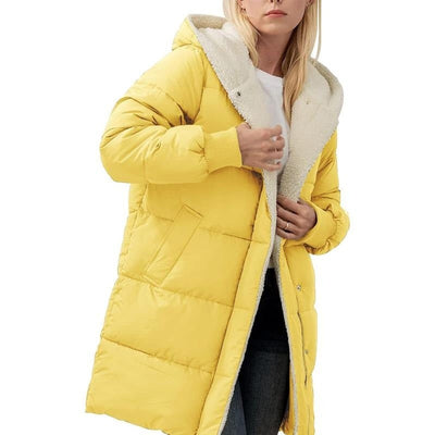 VALORA™ | Plush-Lined Hooded Coat