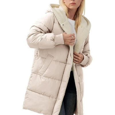 VALORA™ | Plush-Lined Hooded Coat