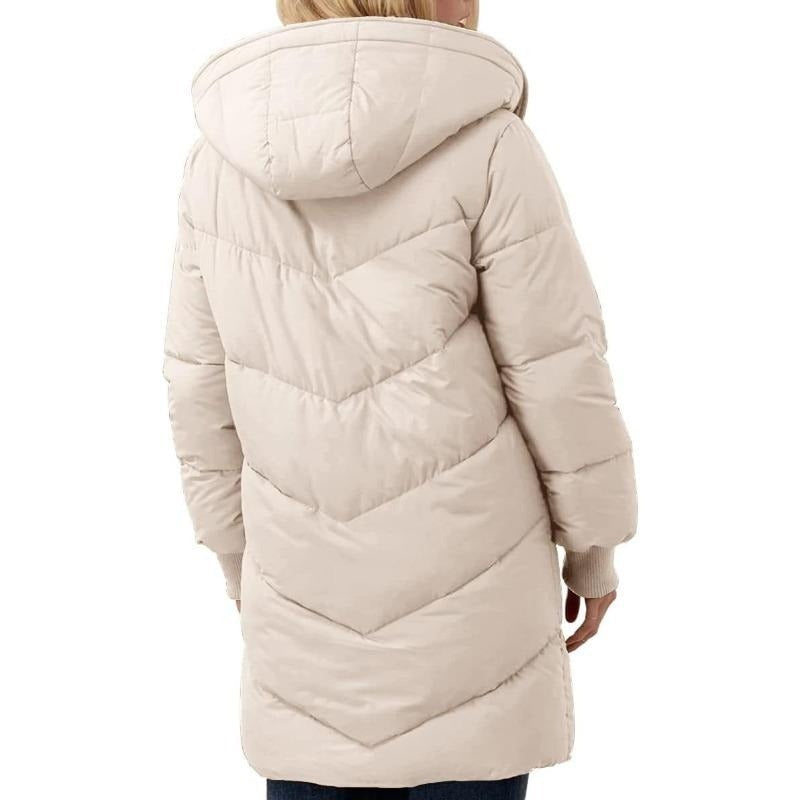 VALORA™ | Plush-Lined Hooded Coat