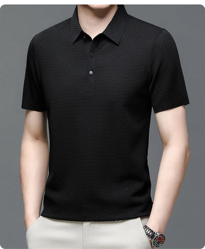 FLORIS™ | Mesh polo shirt