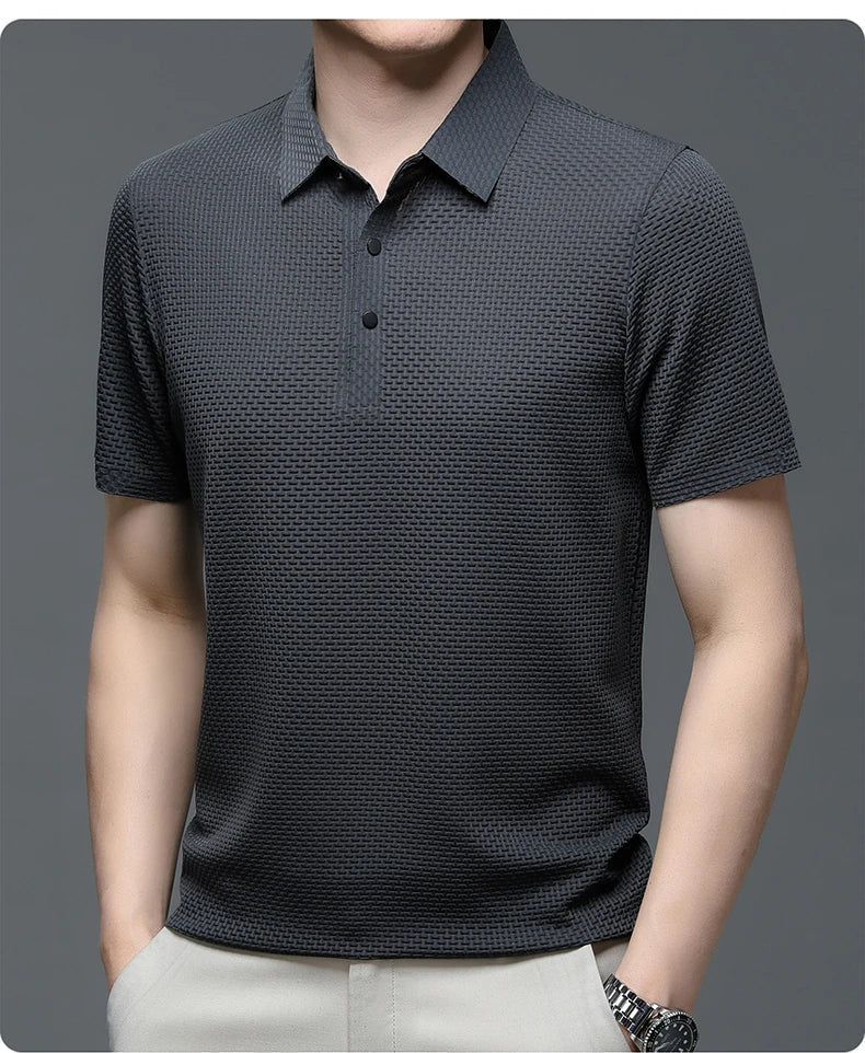 FLORIS™ | Mesh polo shirt