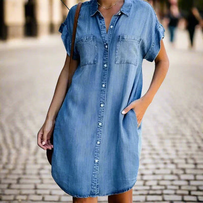 ANNIK™ | Elegant denim dress