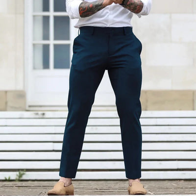 ENZO™ | Elegant slim-fit trousers