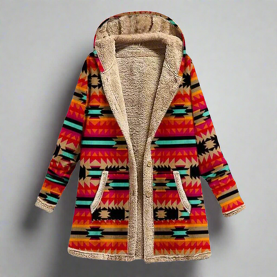 AMERY™ | Cozy Patchwork Hooded Jacket