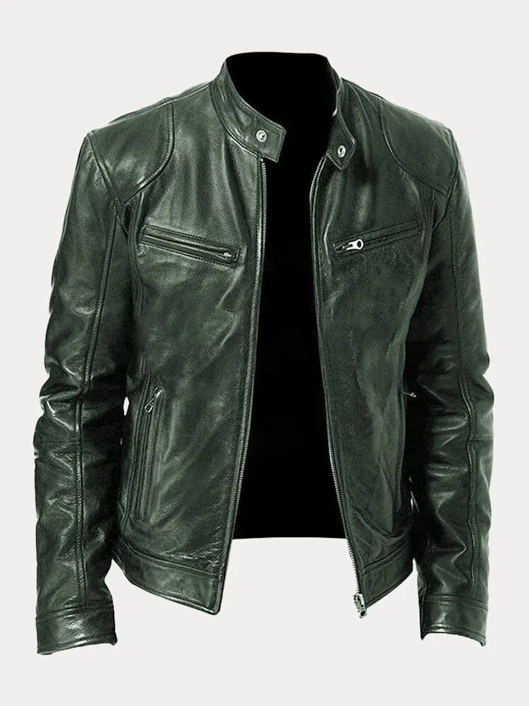 HUDSON™ | Casual leather jacket