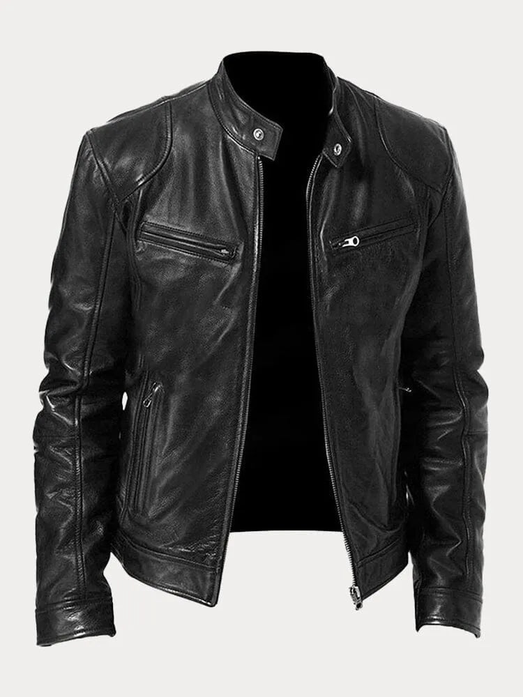 HUDSON™ | Casual leather jacket