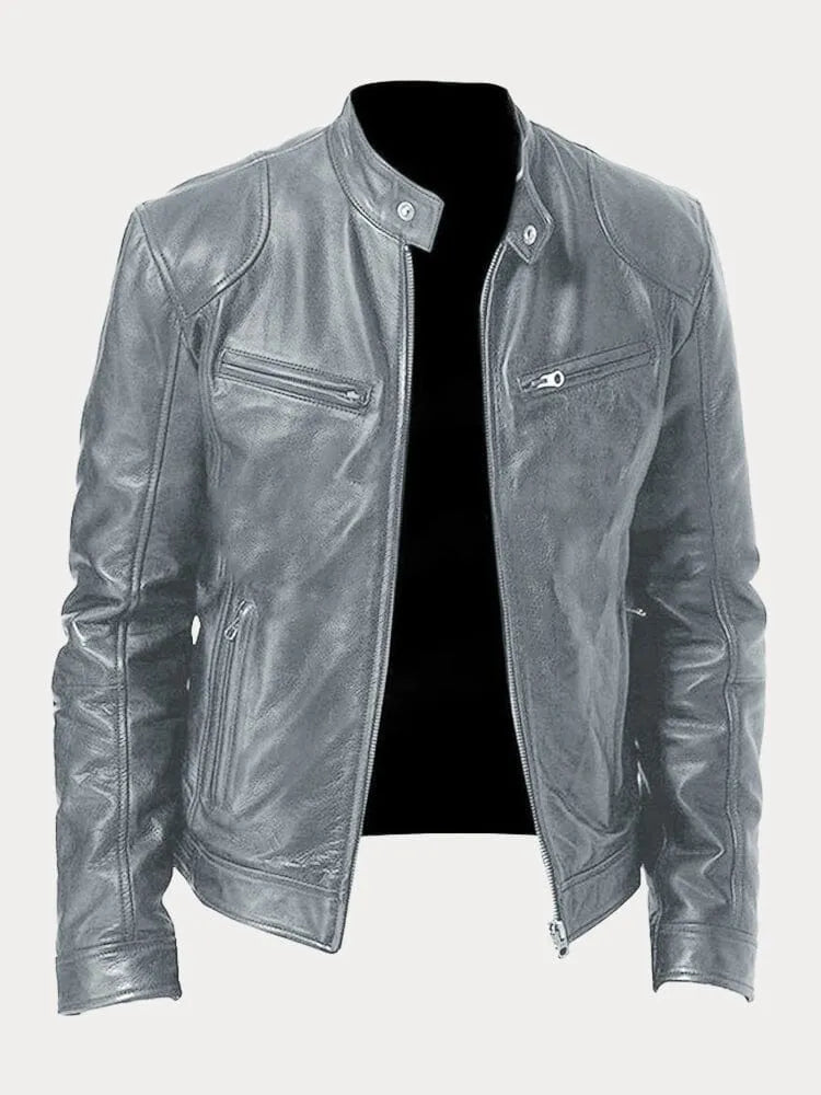 HUDSON™ | Casual leather jacket