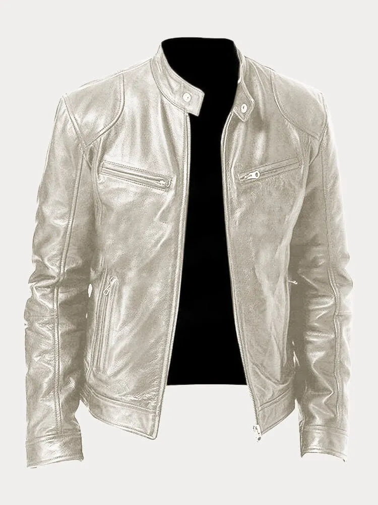 HUDSON™ | Casual leather jacket