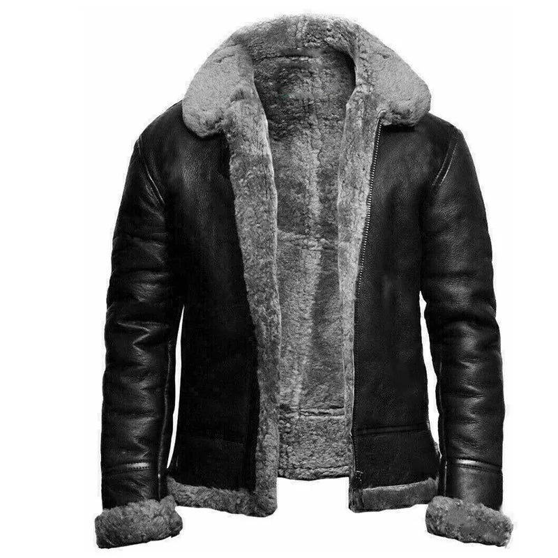 FJORD™ | Plush-Lined Leather Jacket