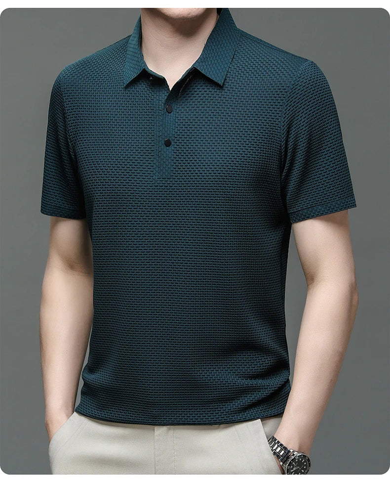 FLORIS™ | Mesh polo shirt