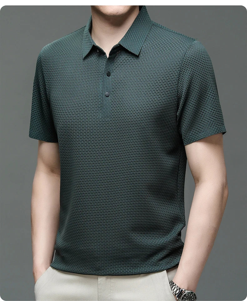 FLORIS™ | Mesh polo shirt