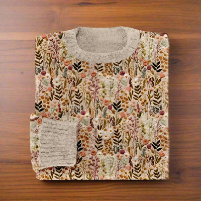 MEGAN™ | Comfortable Floral Sweater