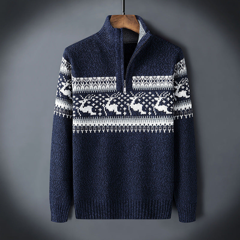 NORDIC™ | Stylish Winter Quarter-Zip Pullover