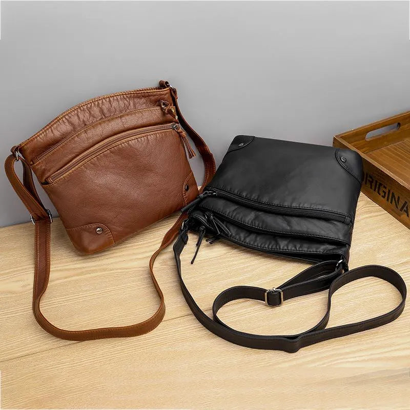 ALEA™ | Leather Crossbody Bag