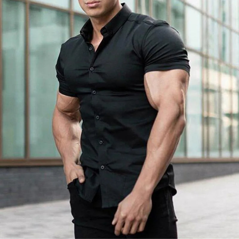 MARCO™ | Muscle fit summer shirt