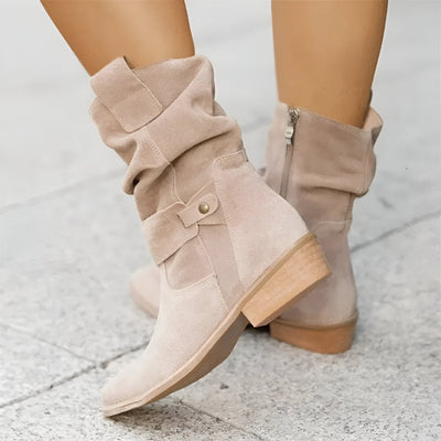 ESHE™ | Elegant low-heel boots for women