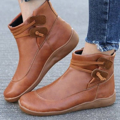 BELIZA™ | Strap Detail Ankle Boots